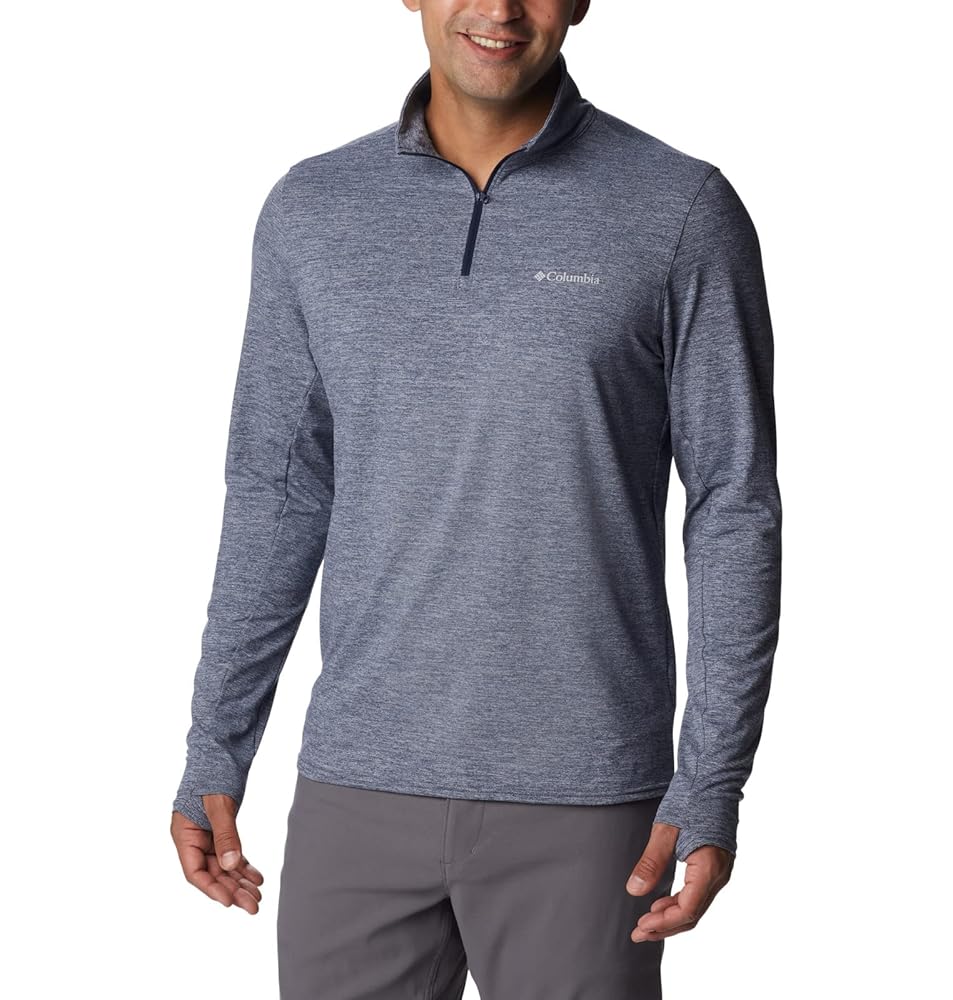Amazon.com: Columbia Men's Tech Trail 1/4 Zip, Collegiate